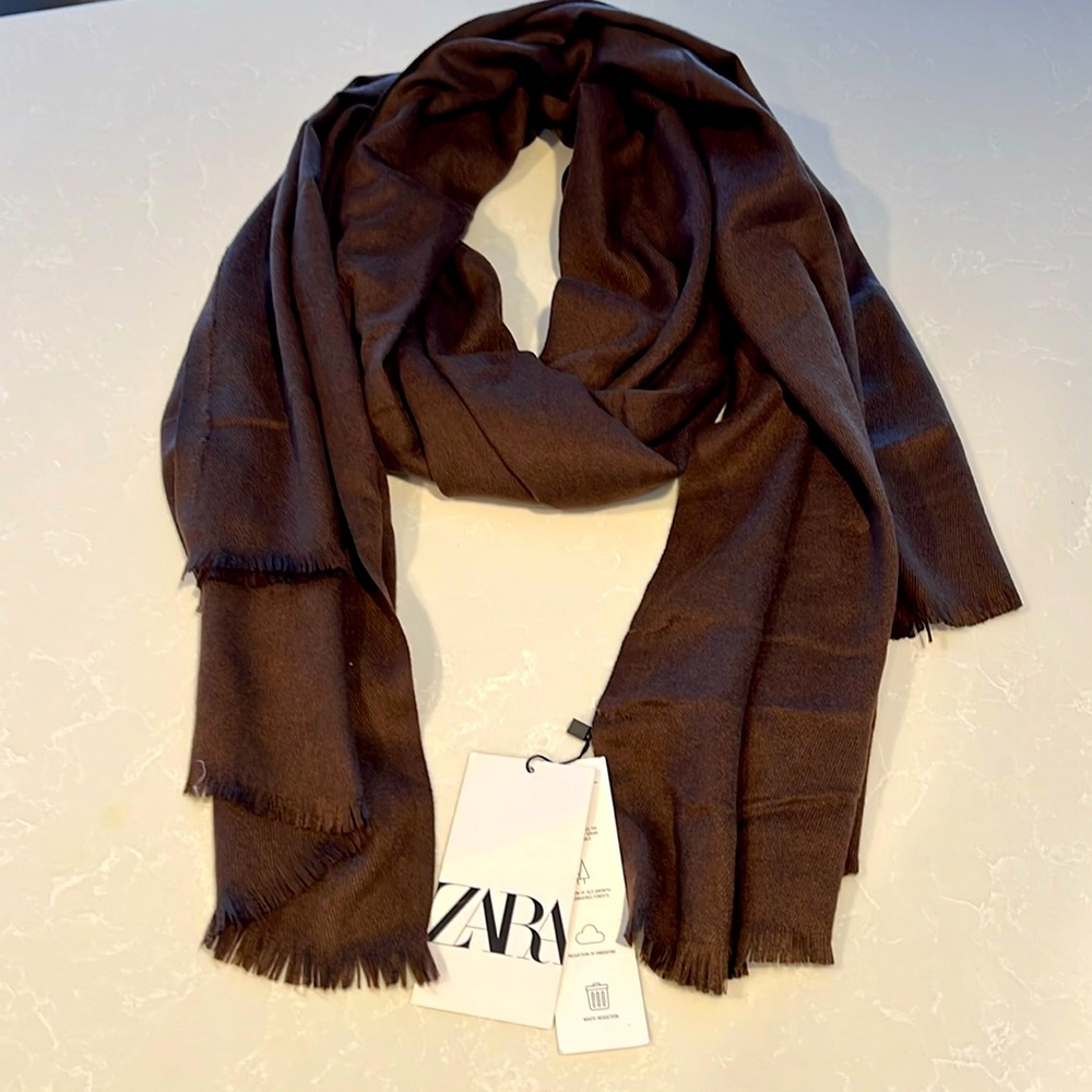 Brown ZARA Scarf